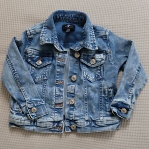 7 For All Mankind Light Blue Kids Jean Jacket